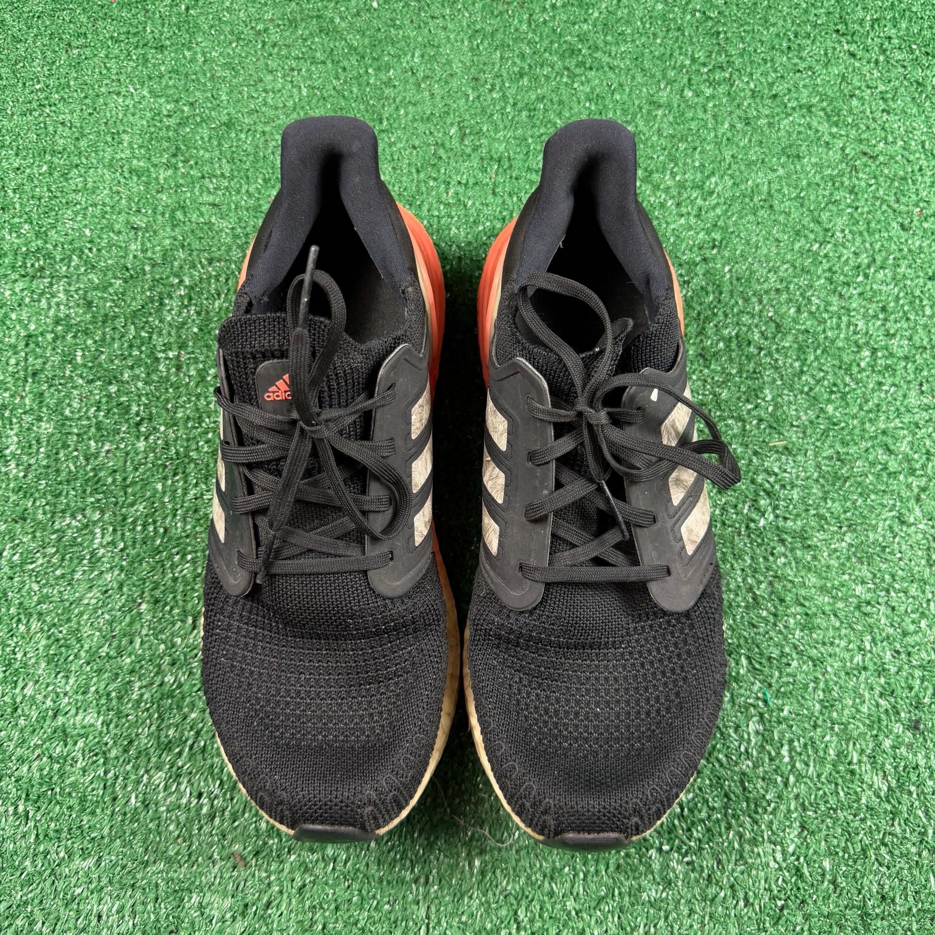 Adidas Ultraboost 20 Black Solar Red Running Shoes 4
