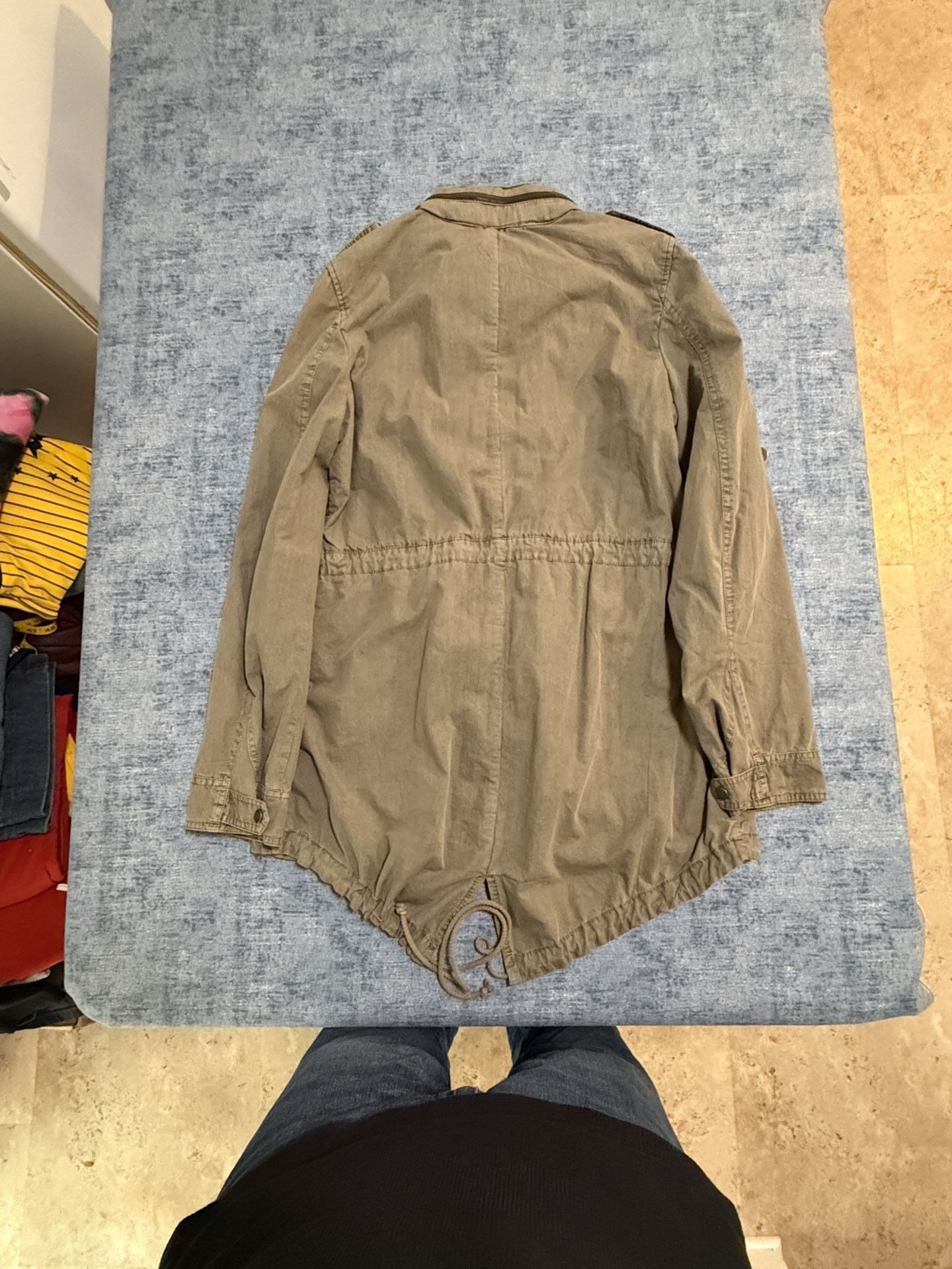 Levi Strauss & Co. Utility Jacket Size M Olive Green Field Parka women’s 4