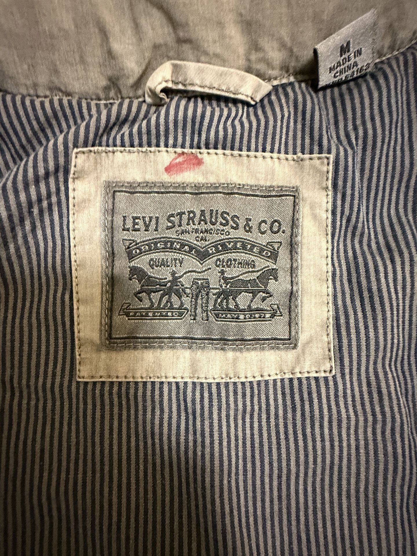 Levi Strauss & Co. Utility Jacket Size M Olive Green Field Parka women’s 6