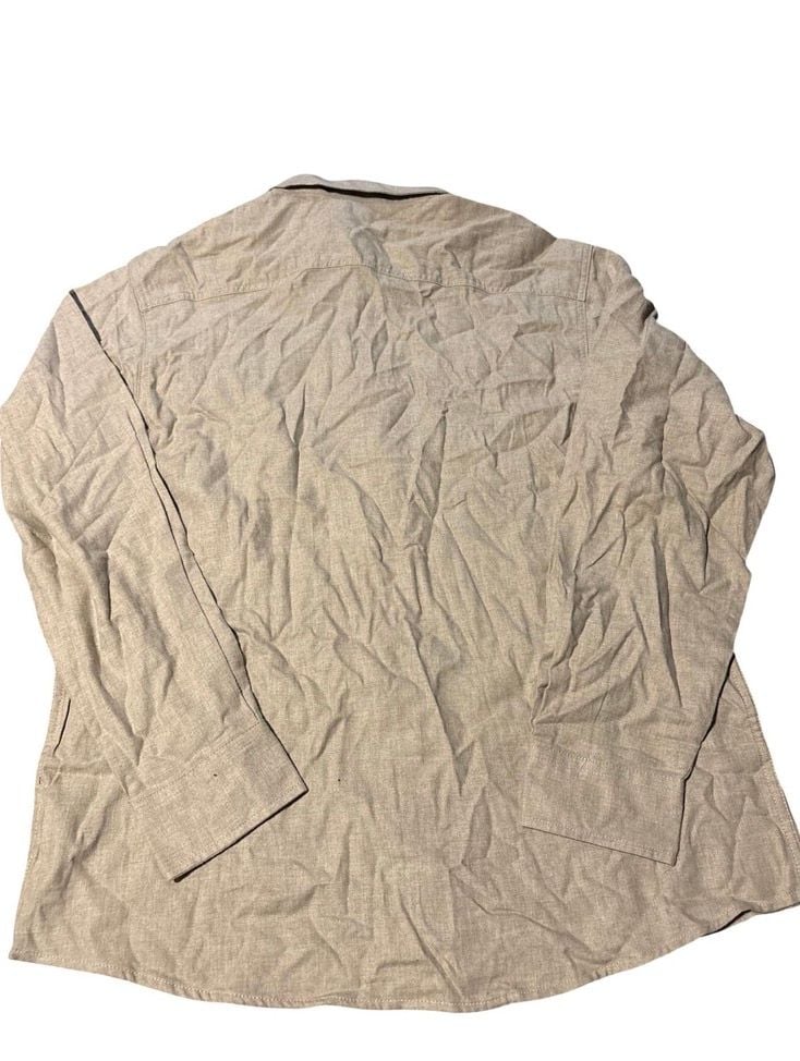 RedHead Men’s Large Tan 100% Cotton Long Sleeve Button-Up Outdoor Shirt NWT 5