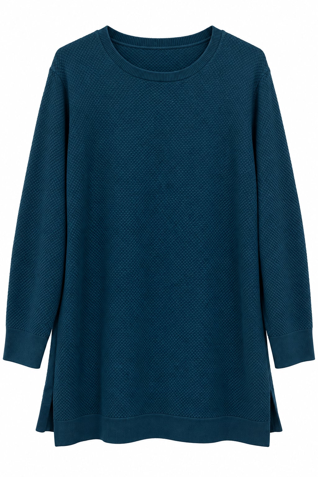 Duluth Trading S’no Sweat Women’s Tunic Sweater Crewneck Long Sleeve XL Teal 12