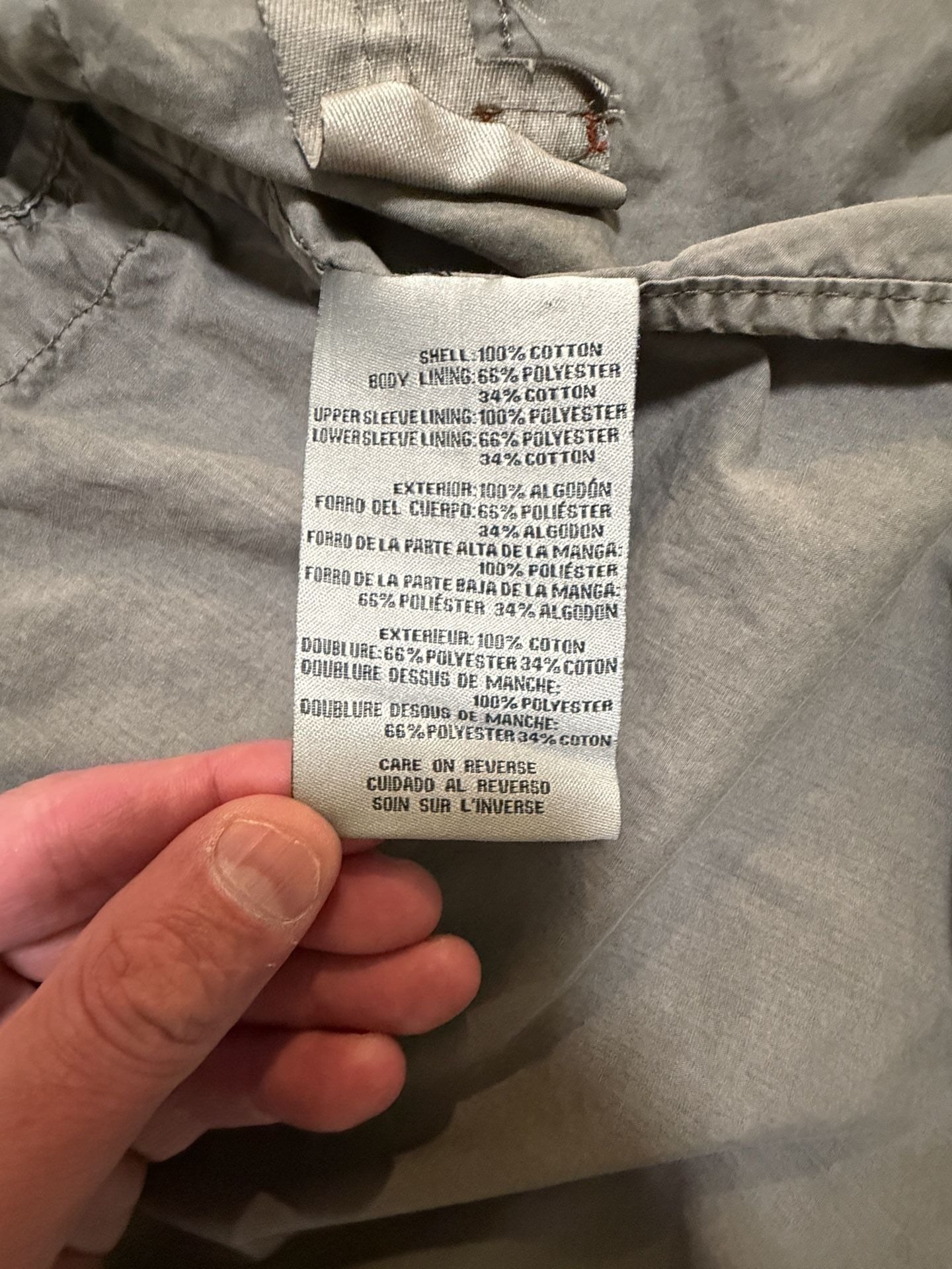 Levi Strauss & Co. Utility Jacket Size M Olive Green Field Parka women’s 8