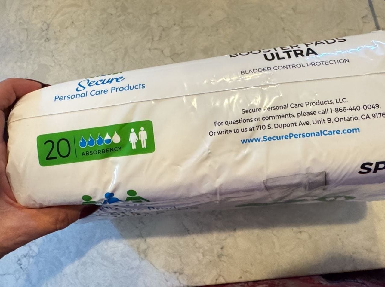 Secure Personal Care Booster Pads Ultra SP1900 20 Count 2