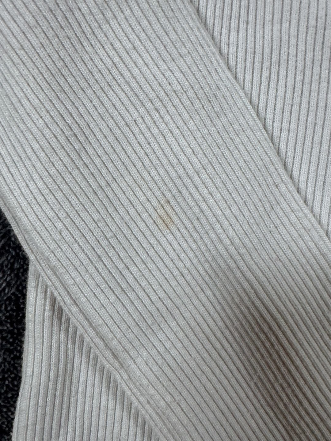 Aerie Thermal Henley Long Sleeve Top XS White Ribbed Button 5