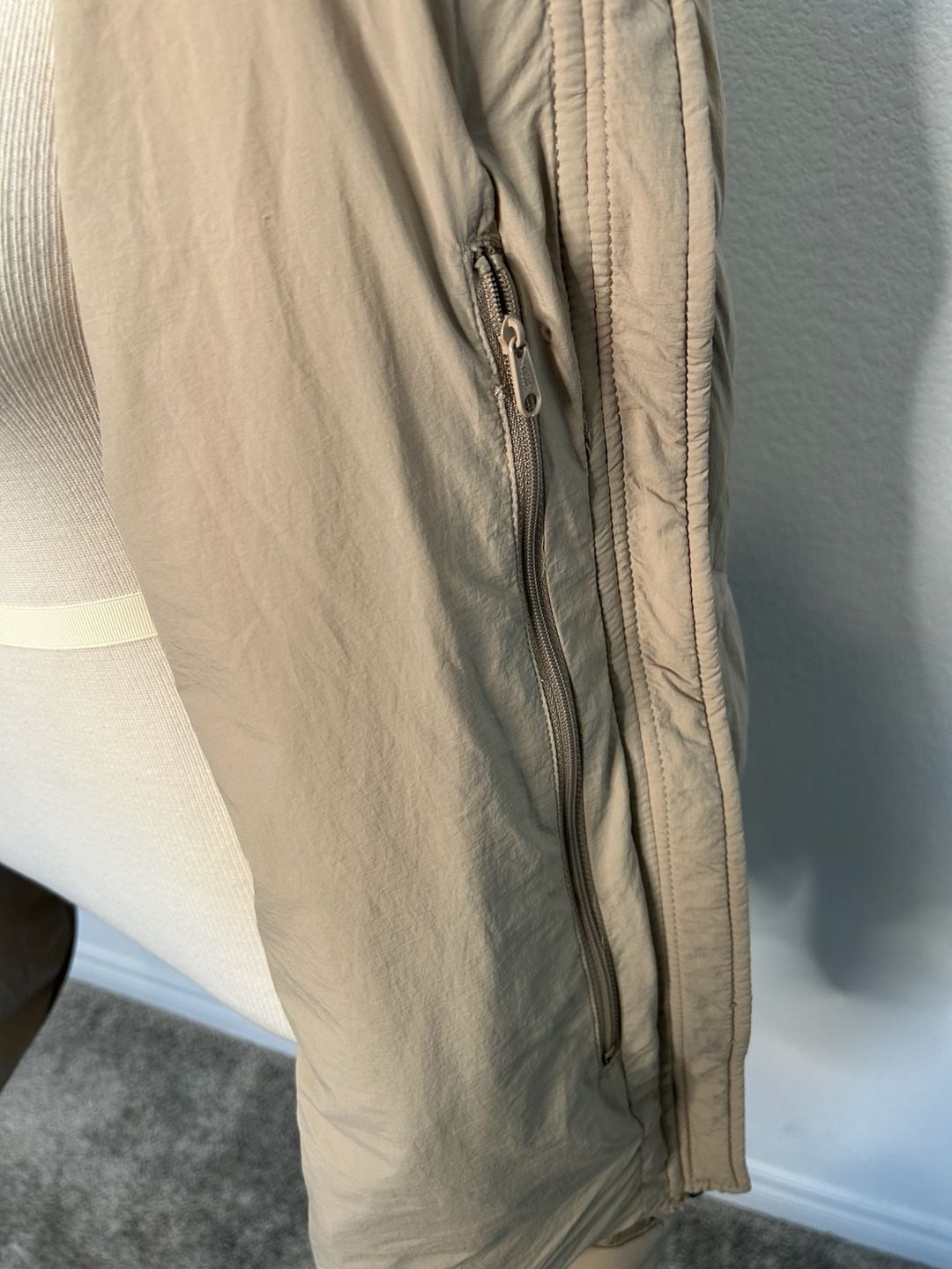 Free People Quilted Jacket Tan 7