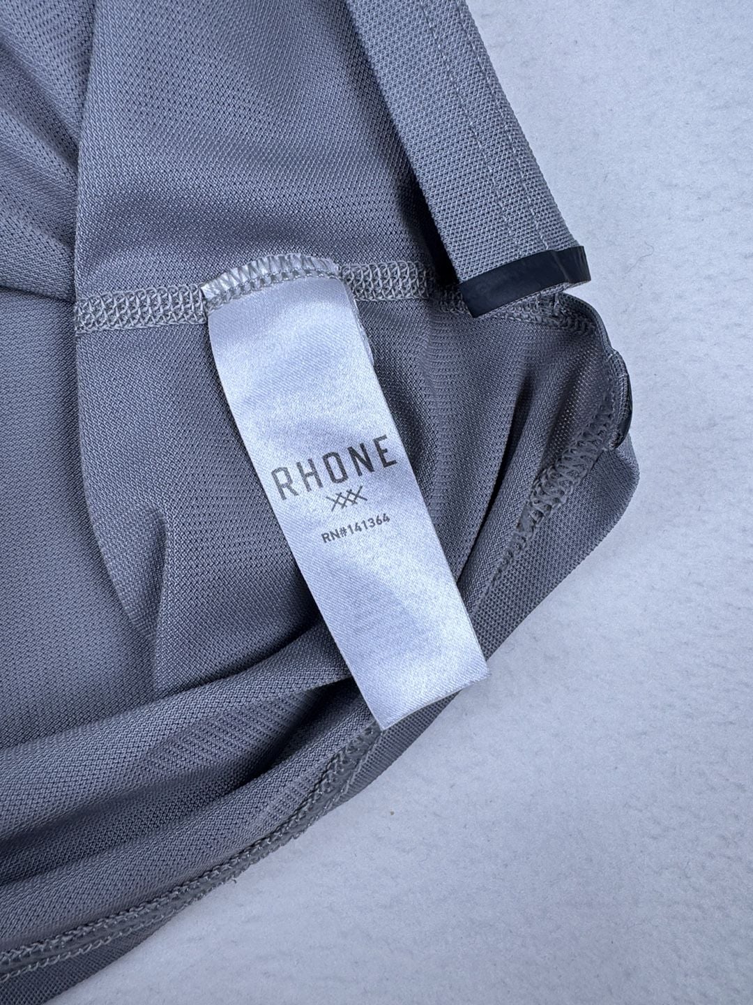 Rhone Golf Polo Shirt Size S Gray Performance Short Sleeve 6