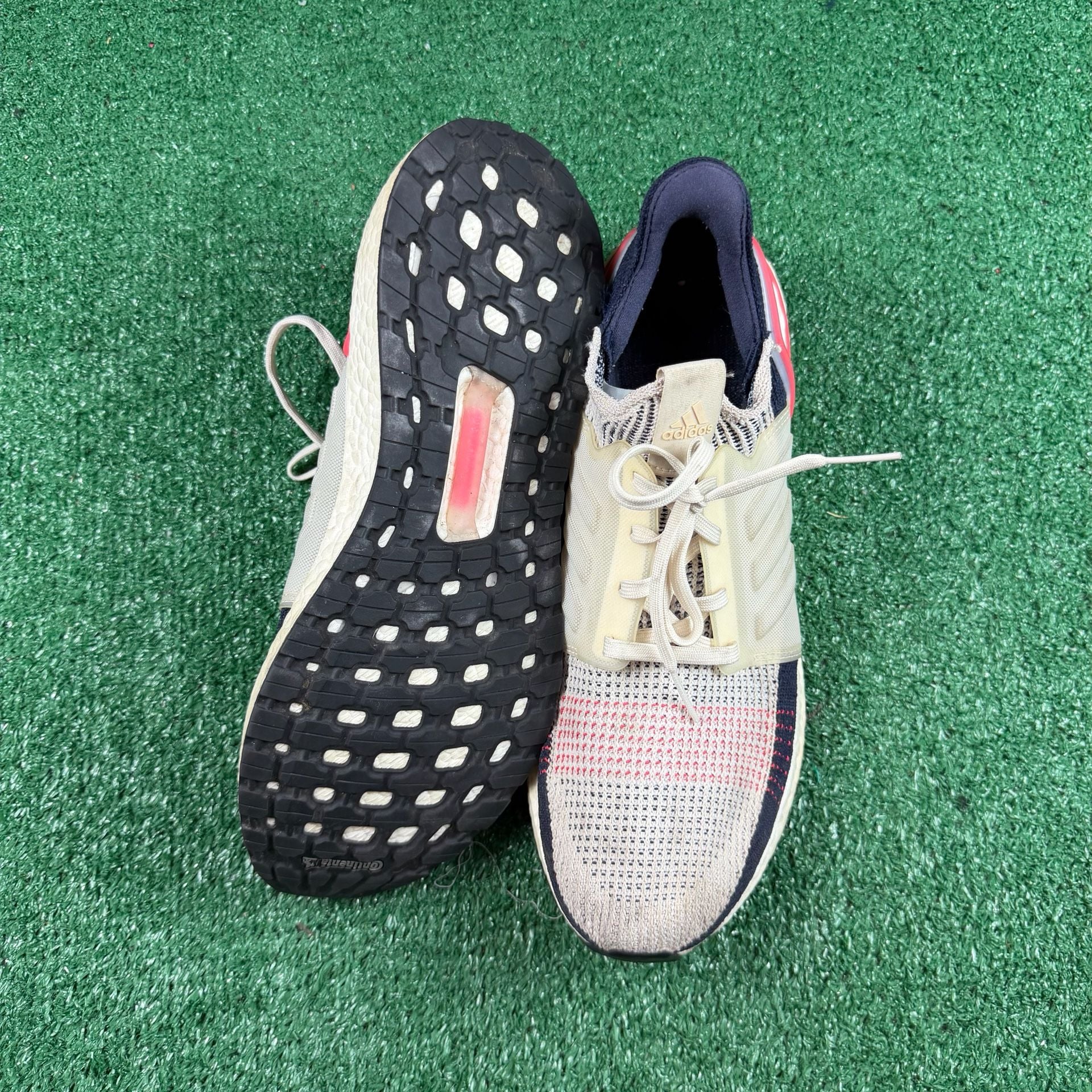 Adidas UltraBoost 19 Size 13 White Navy Red Sneakers 6
