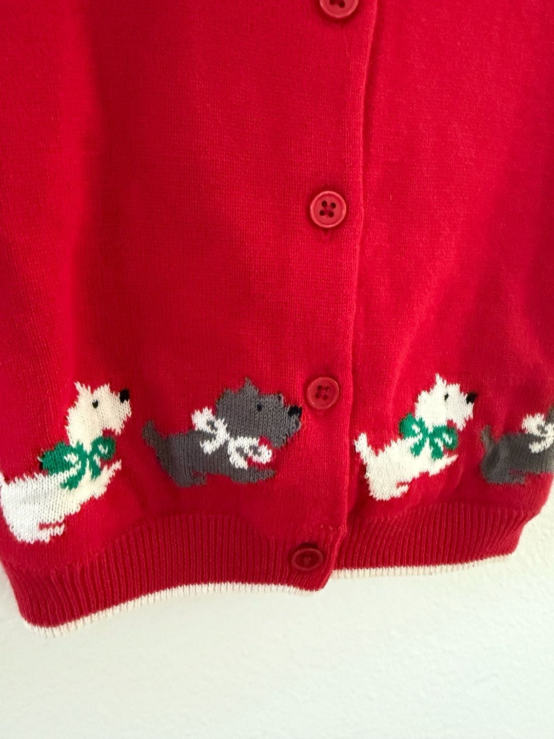 Rachel Riley Scottie Dog Intarsia Cardigan. New with Tags. 4