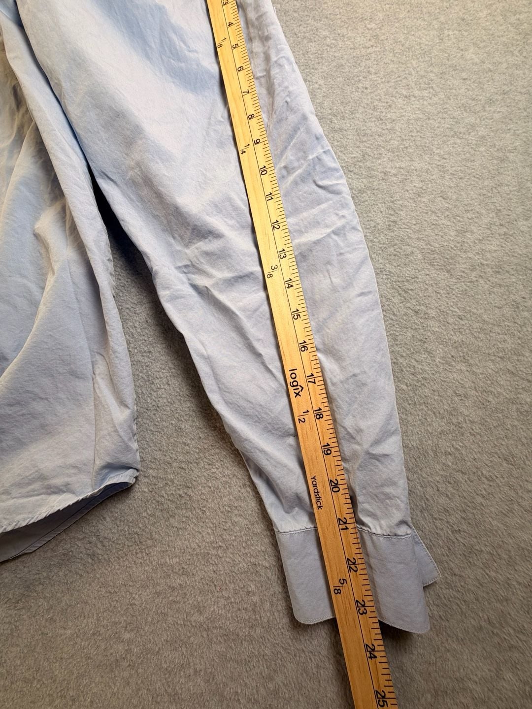 Redington Long Sleeve Fishing Shirt Size XL Light Blue Button Down Vented 7