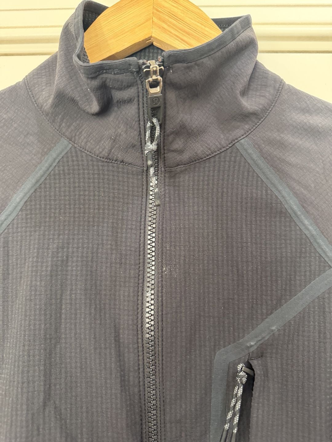 Lululemon Microgrid Jacket Black Full Zip 3