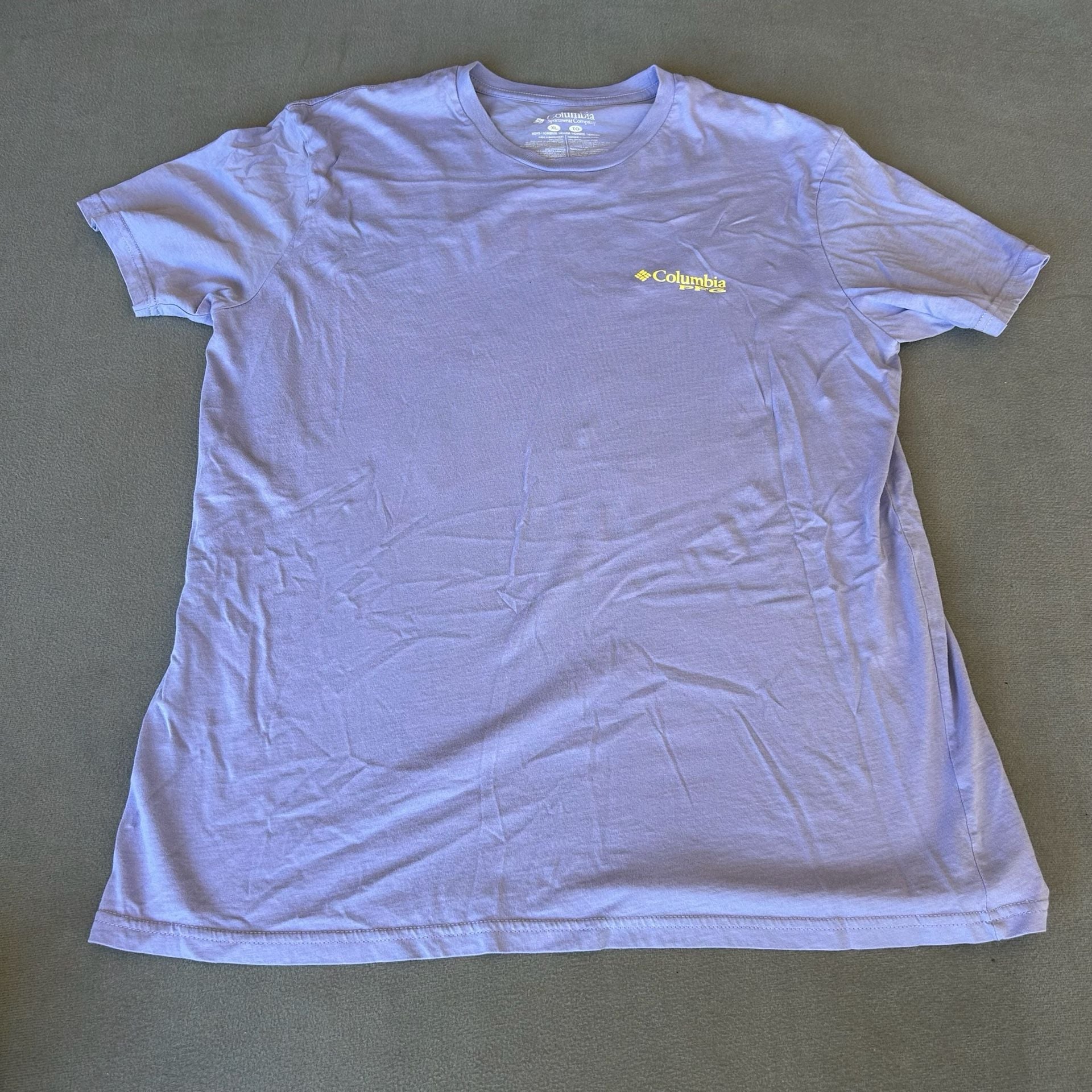 Columbia T-Shirt Lot of 6 Size XL Assorted Colors Graphic & Logo Tees 20