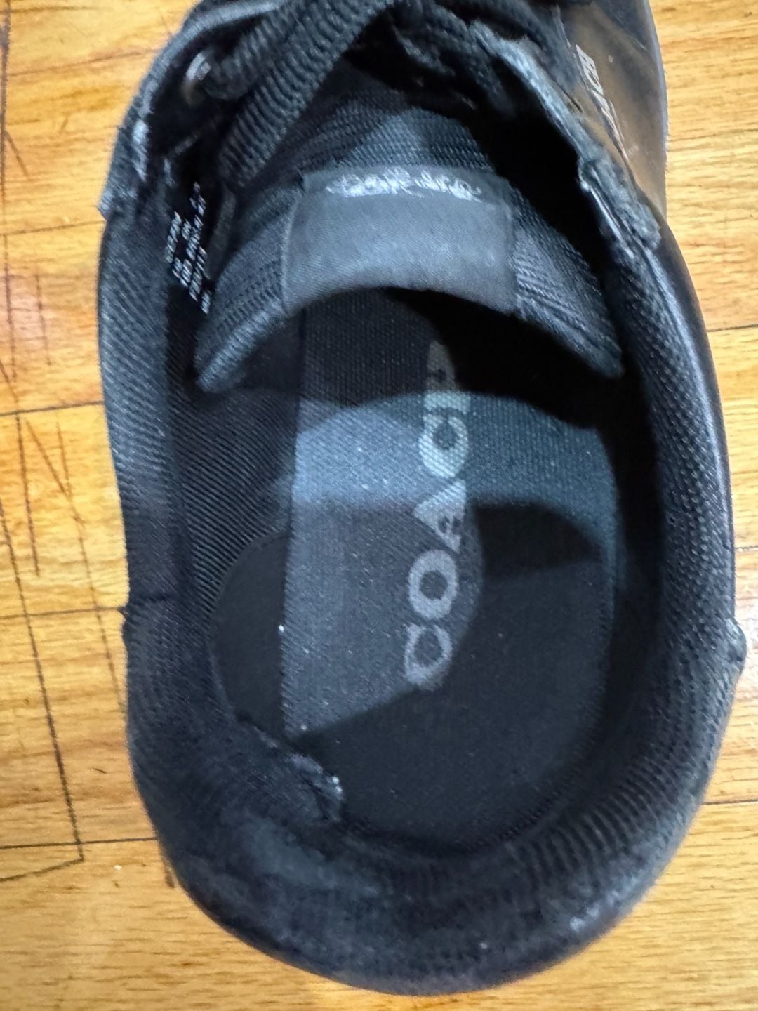 Coach Black Low Top Sneakers 7