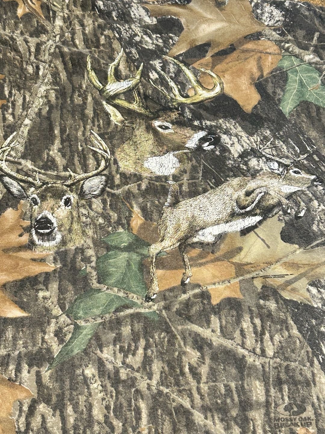 Mossy Oak Break Up Camo T-Shirt Pocket Deer Hunting Outdoors Brown 5