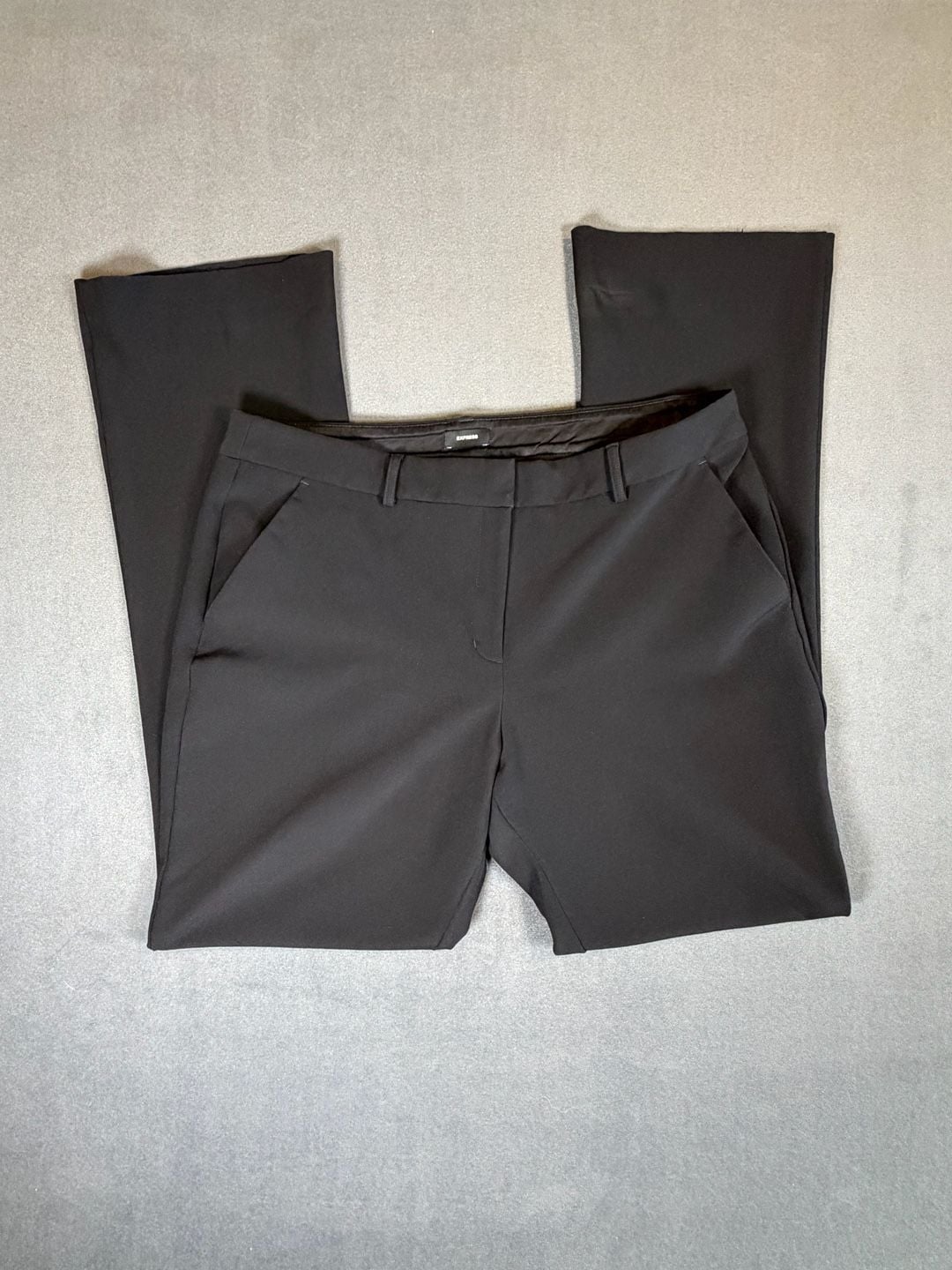Express Editor Bootcut Dress Pants Black Mid Rise Size 14R Office Workwear 2