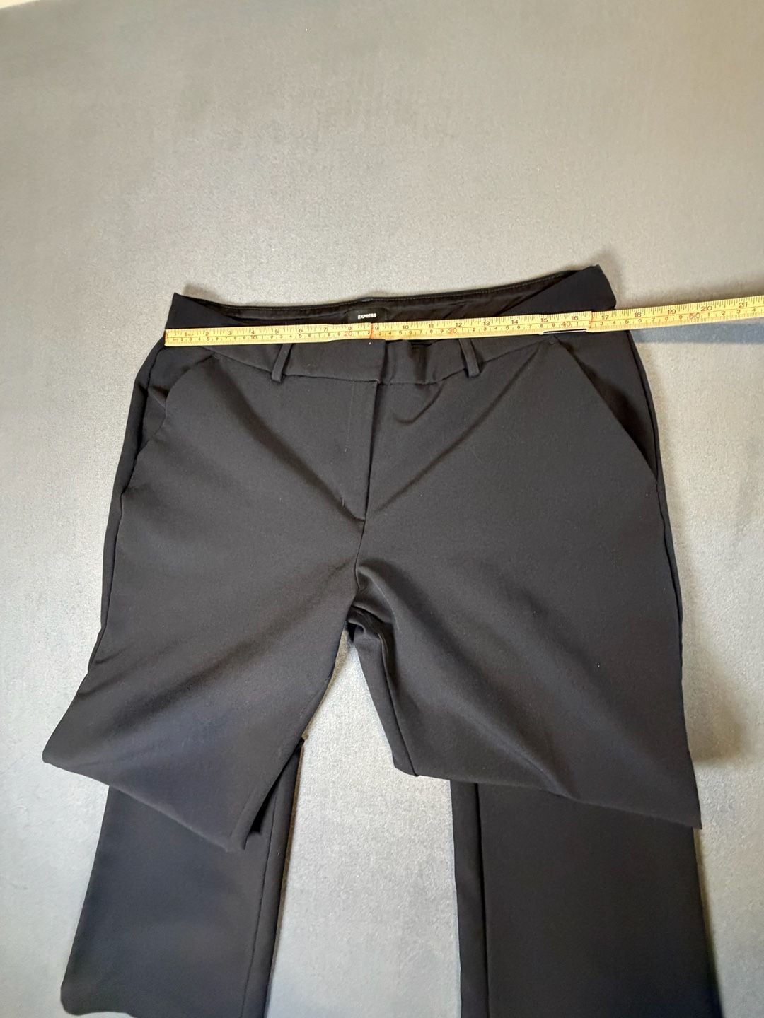 Express Editor Bootcut Dress Pants Black Mid Rise Size 14R Office Workwear 7