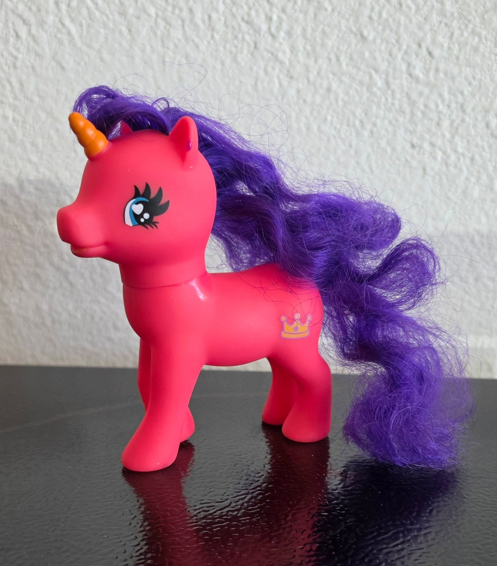 Gi-Go Wonder Pony Land Pink Unicorn Toy Purple Hair 525 1
