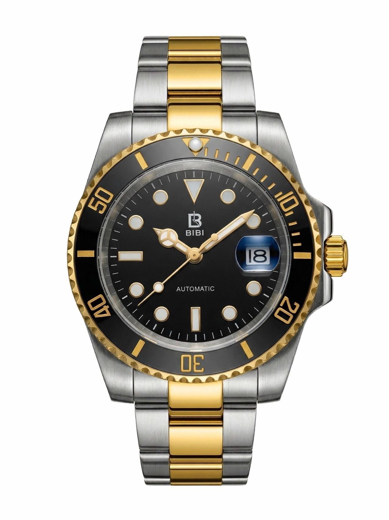 BIBI Automatic Pro Diver Stainless Steel 2
