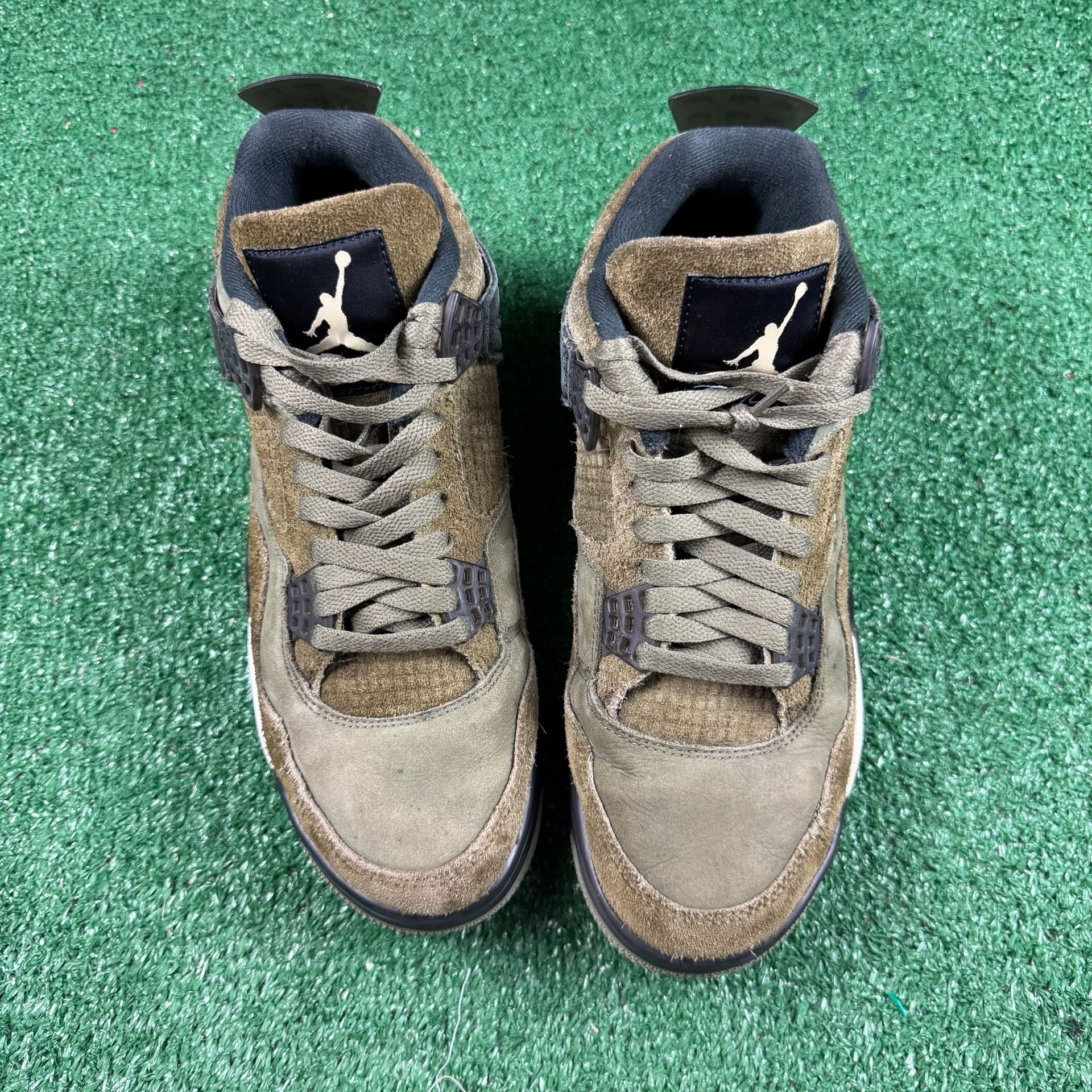 Jordan 4 Retro Medium Olive Size 9 4
