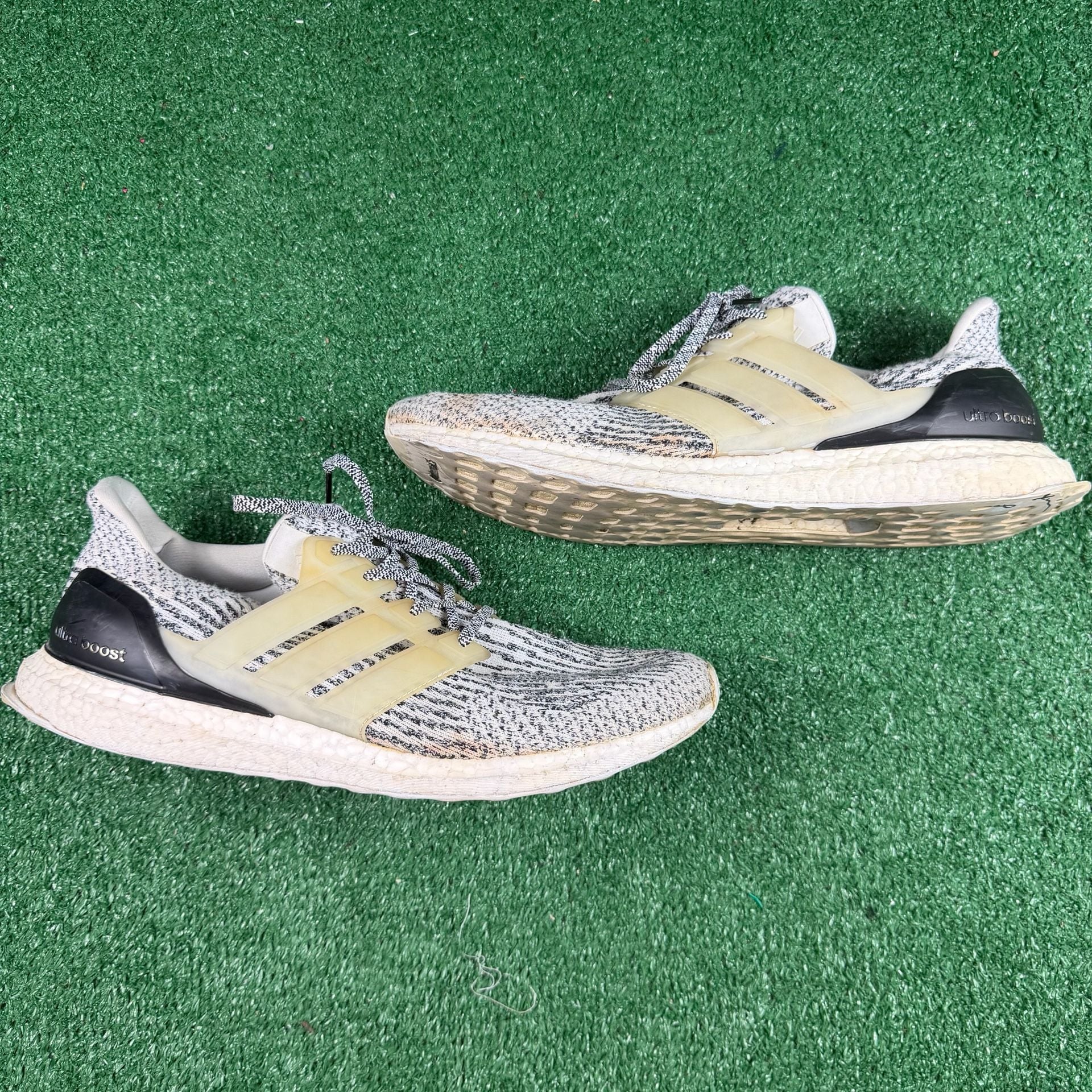 Adidas Ultra Boost 3.0 Size 14 Oreo Cookies and Cream Running Shoes 2