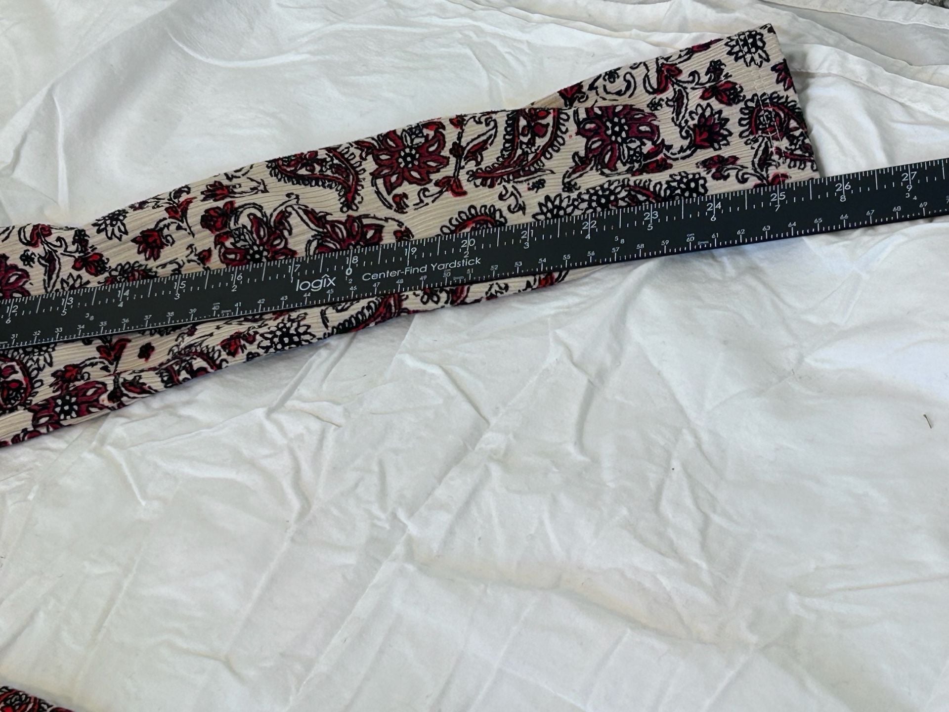 Jolie & Joy Dress Size L Paisley Floral Long Sleeve Square Neck 15