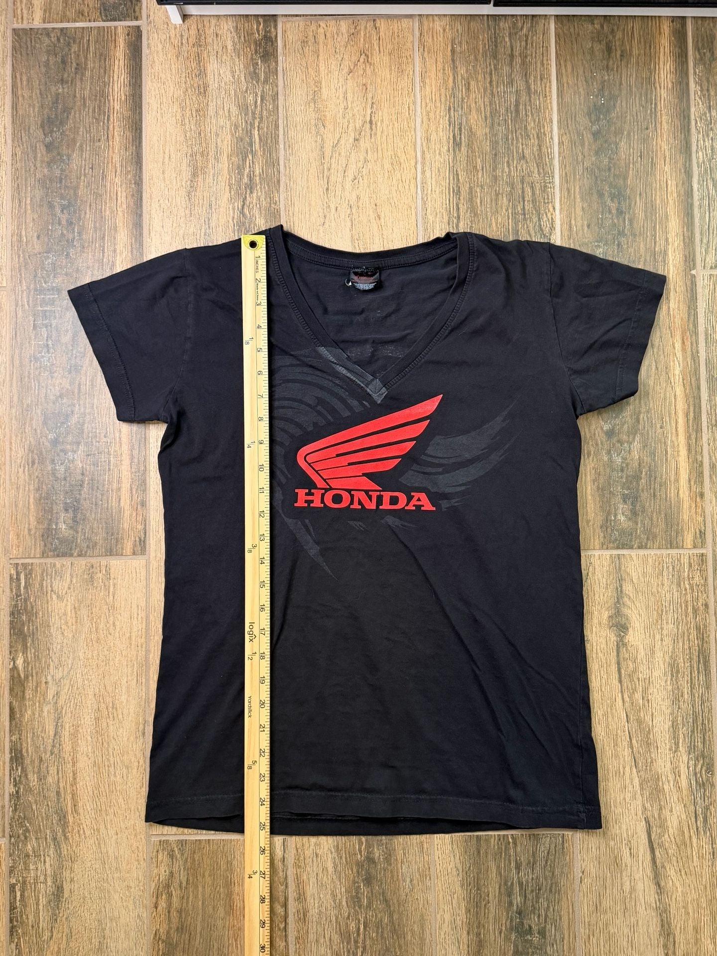 Y2K Honda Motorcycle T-Shirt Black Graphic RPM Cycle Racing 5