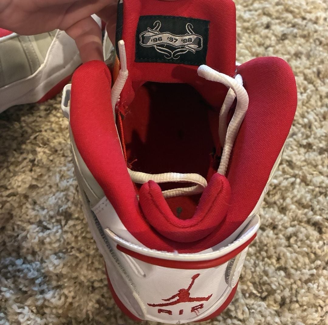 Jordan Jordan 6 Rings Size 10.5 White Red Multi 5