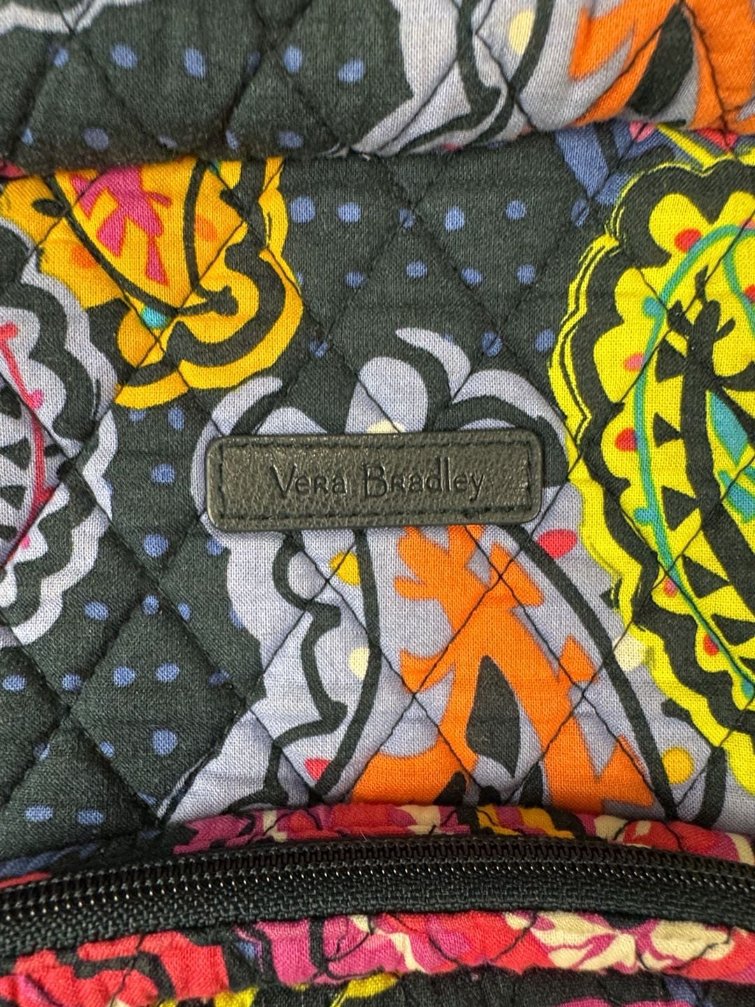 Vera Bradley Essential Large Backpack Twilight Paisley Quilted 3