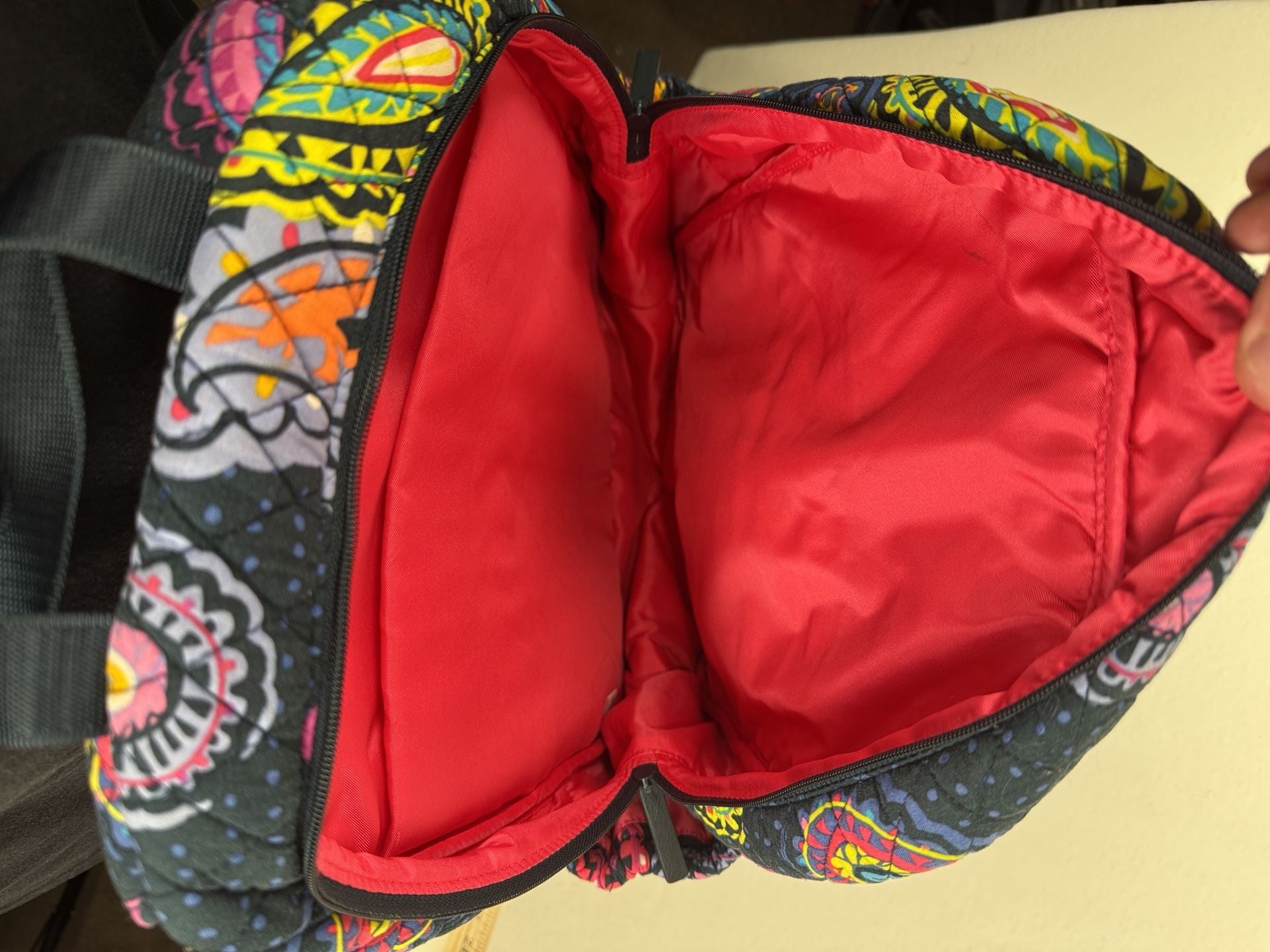 Vera Bradley Essential Large Backpack Twilight Paisley Quilted 5
