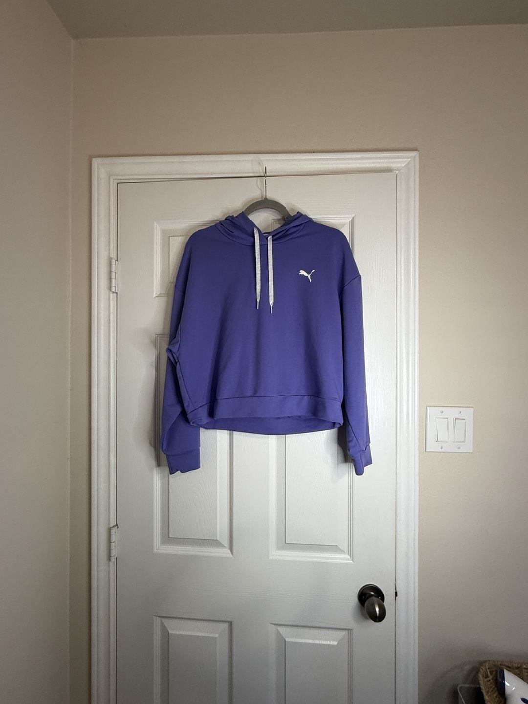 Puma Hoodie Size M Purple Keeps You Dry Sweatshirt 2