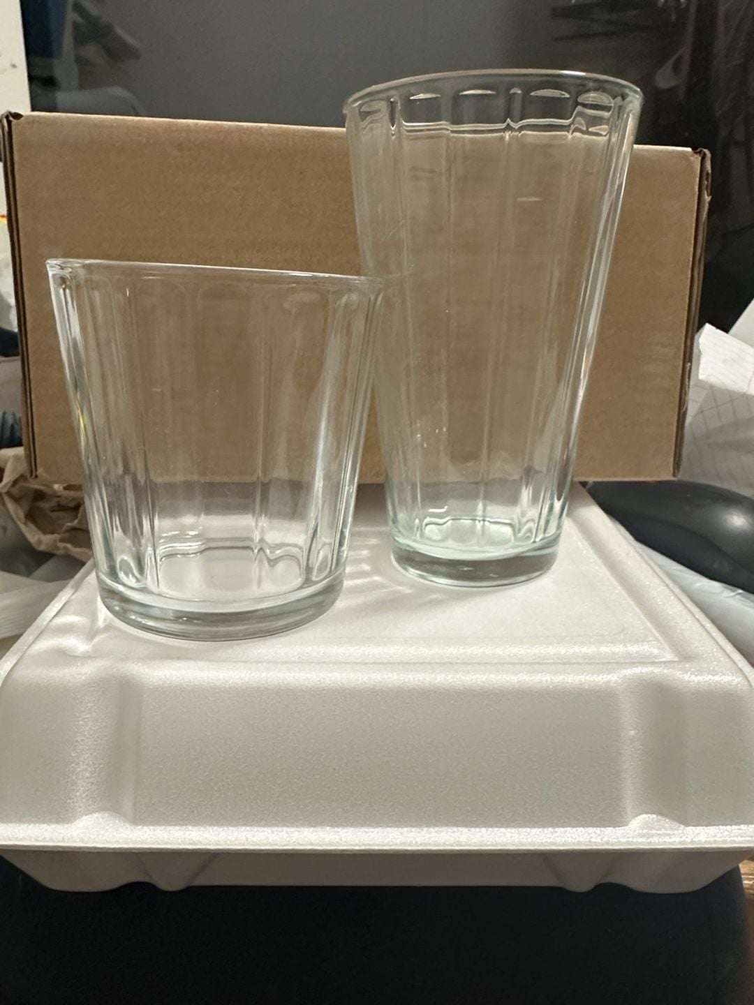 Libbey Vintage 6 Paneled Drinking Glasses Set & 7 short set 1