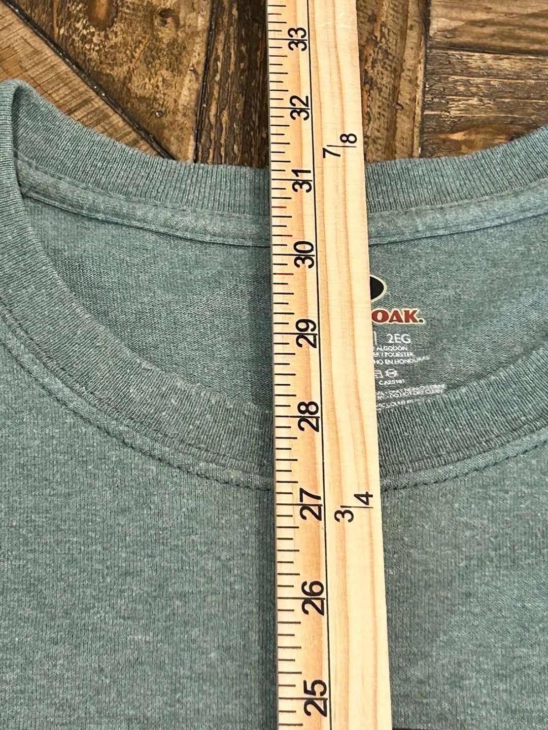 Mossy Oak Short Sleeve T-Shirt Size 2XL Green Camo Logo Graphic Tee 8