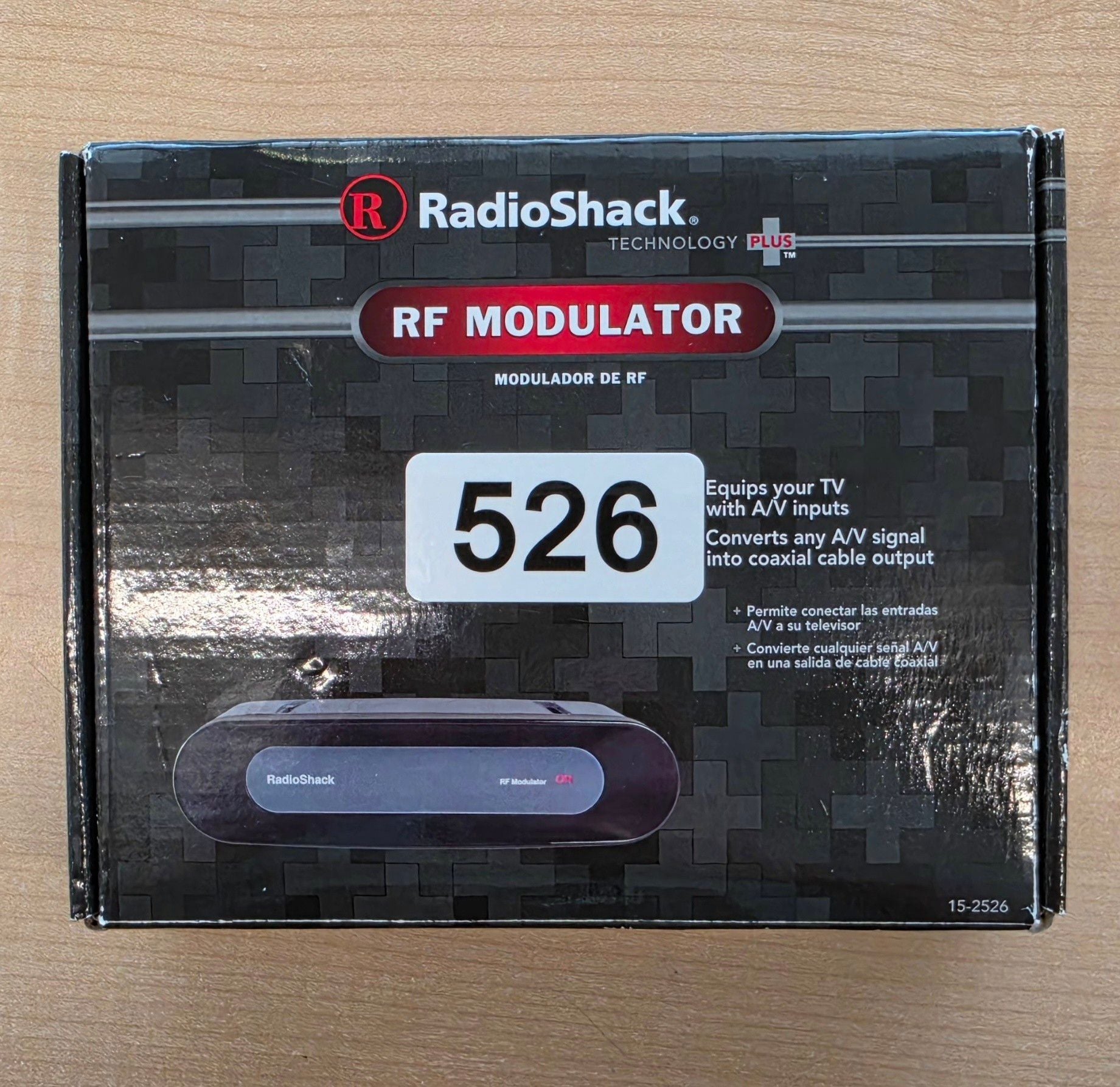 Radioshack 15-2526 RF Modulator Converter Box 526 7