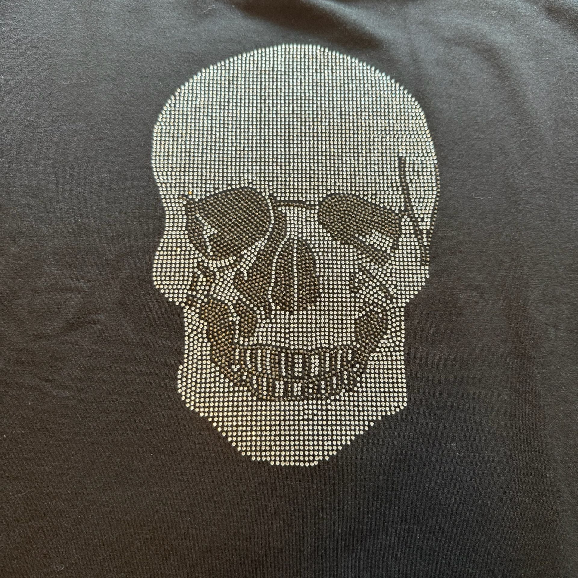 Philosophy Rhinestone Skull Sweatshirt Black 3