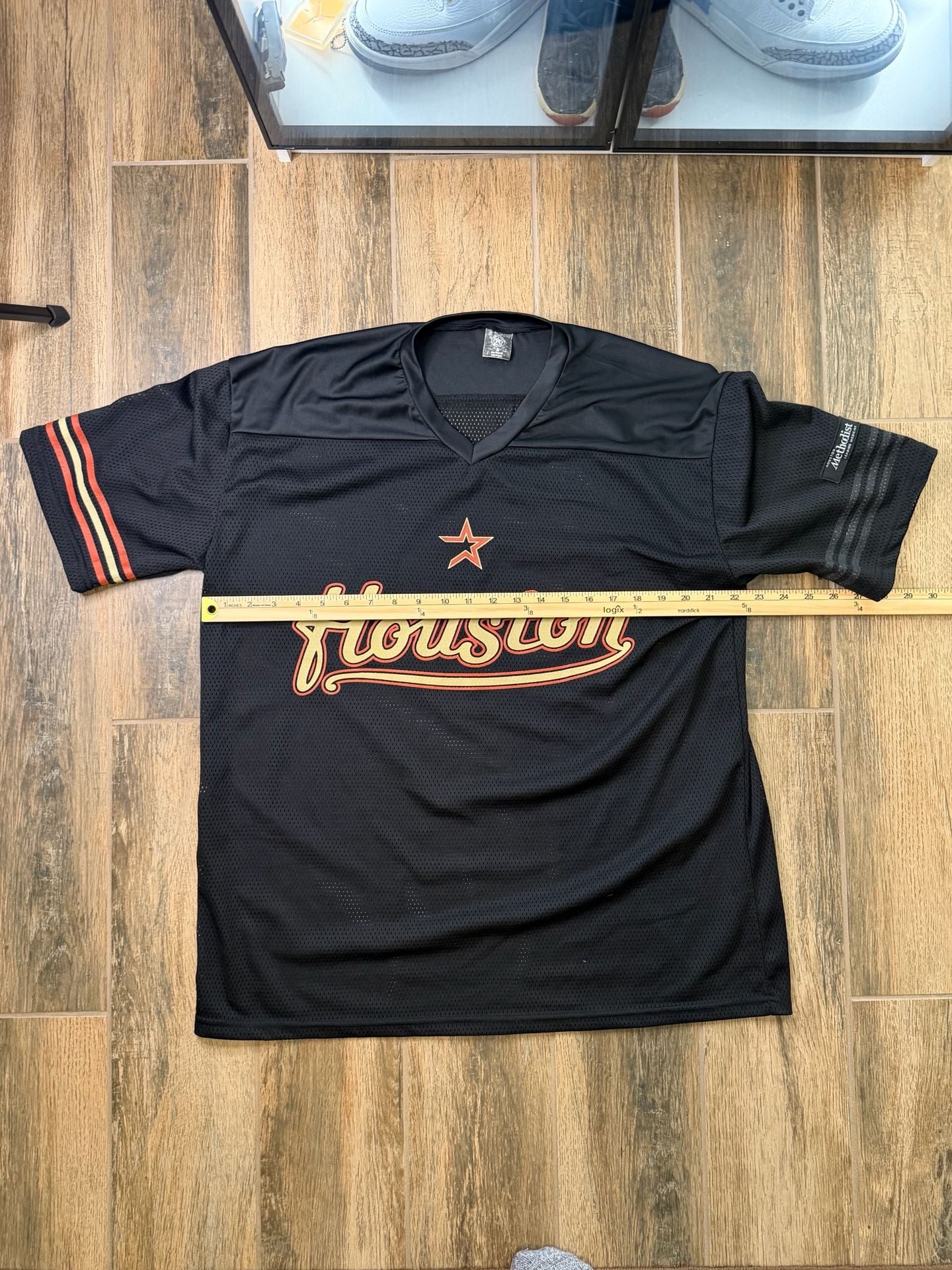 Houston Astros Yordan Alvarez Retro Football Jersey Size XL Black 6