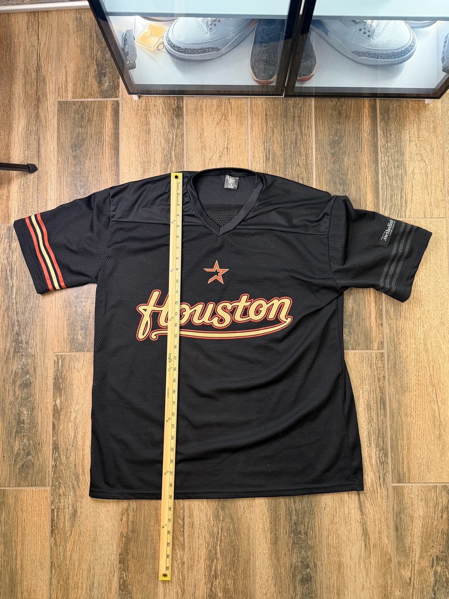 Houston Astros Yordan Alvarez Retro Football Jersey Size XL Black 7