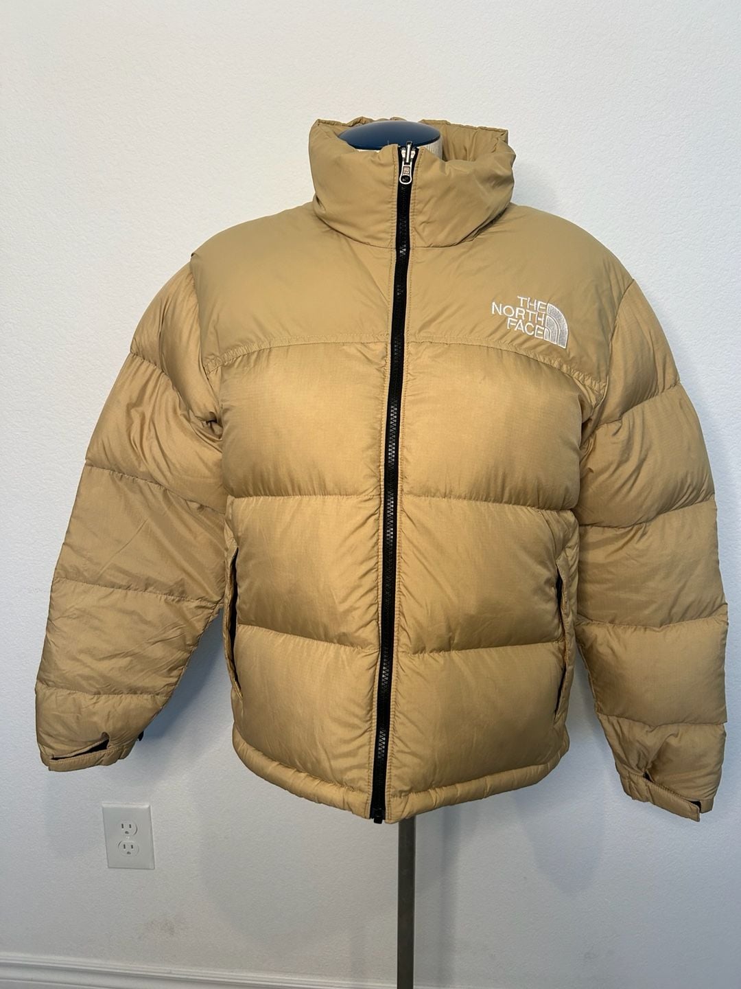 The North Face Nuptse Puffer Jacket Tan 2