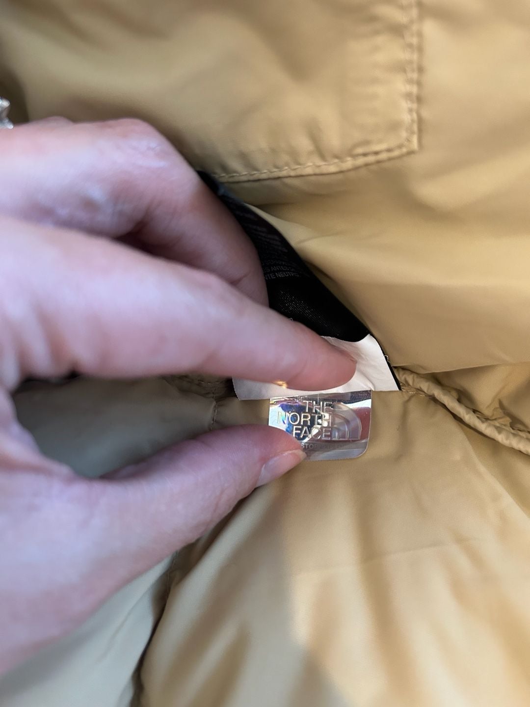 The North Face Nuptse Puffer Jacket Tan 12