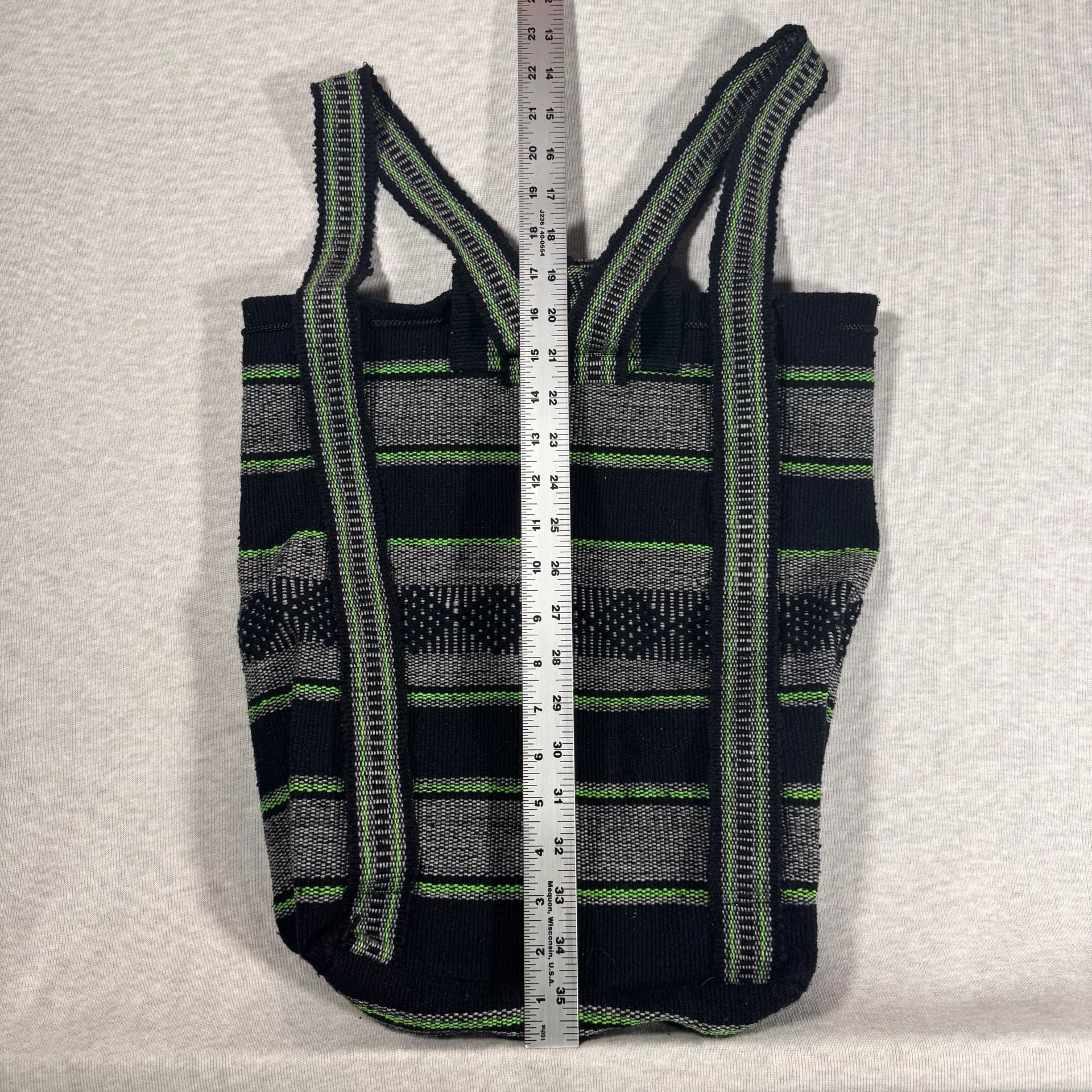 NFL Seattle Seahawks Woven Baja Backpack Black Neon Green 7
