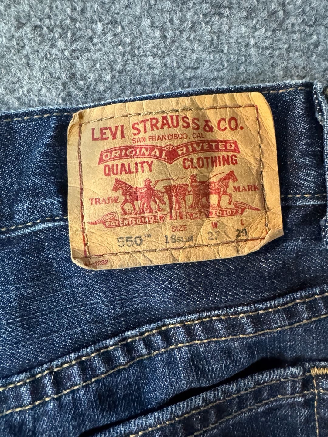 Levi's Relaxed Fit Jeans Blue Denim 6