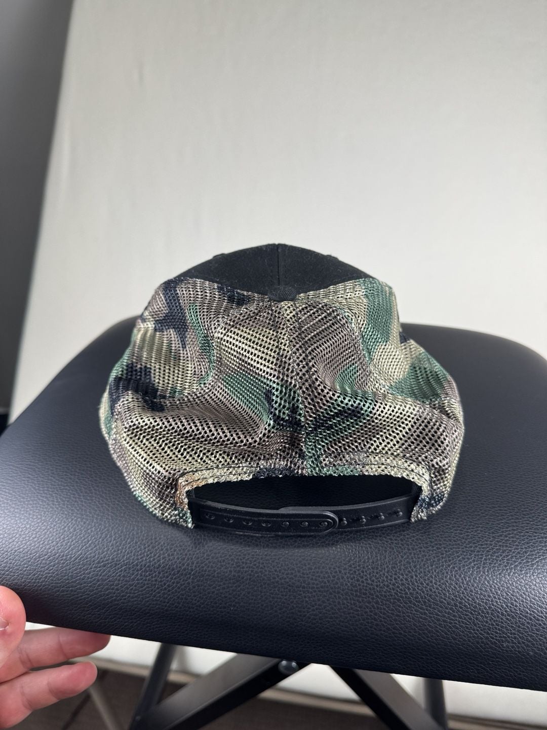 Jedco Jeep Trucker Hat OSFM Black Camo Mesh Snapback 5