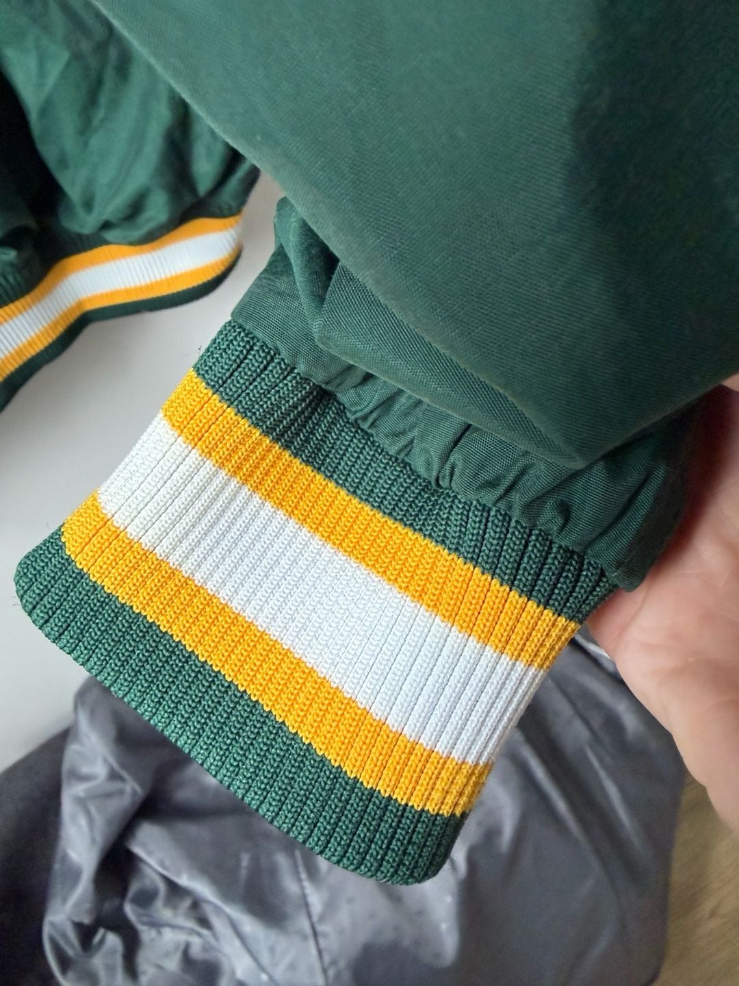 Vintage 90s Starter NFL Pro Line Green Bay Packers Windbreaker Pullover Jacket 8