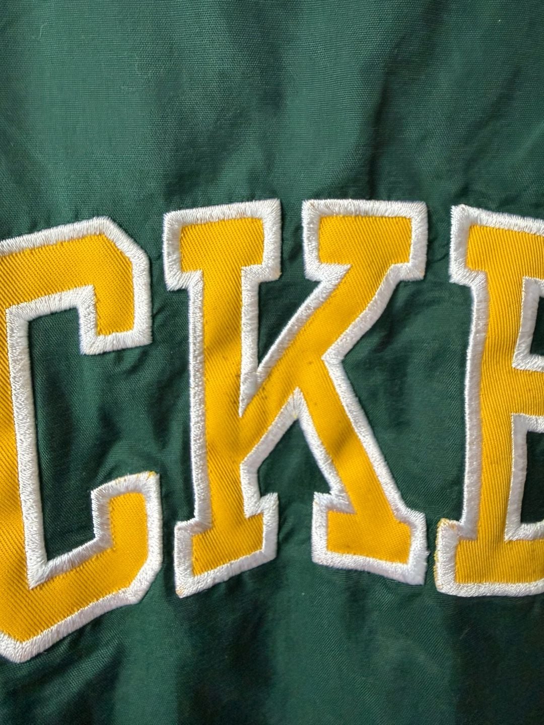 Vintage 90s Starter NFL Pro Line Green Bay Packers Windbreaker Pullover Jacket 10