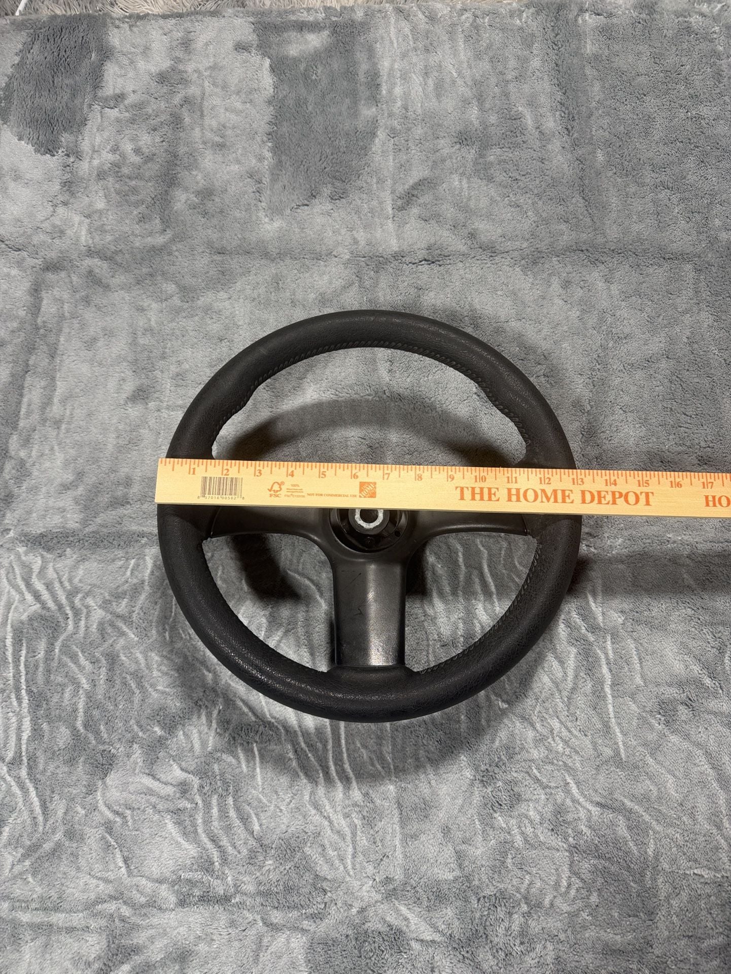 SeaStar Solutions Boat Steering Wheel Black 3 Spoke 6