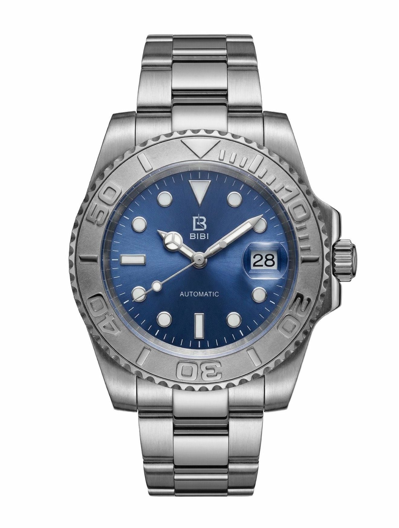 Bibi Automatic Blue Dial Stainless Steel Watch 2