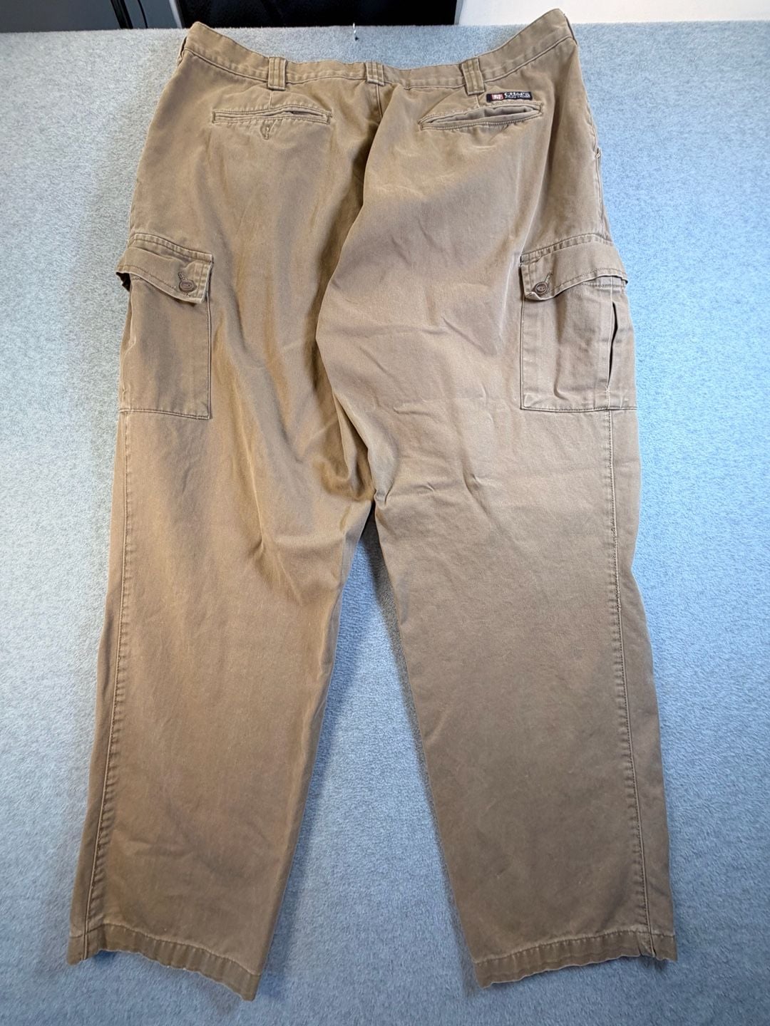 Chaps Ralph Lauren Cargo Pants Khaki Brown Cotton 9