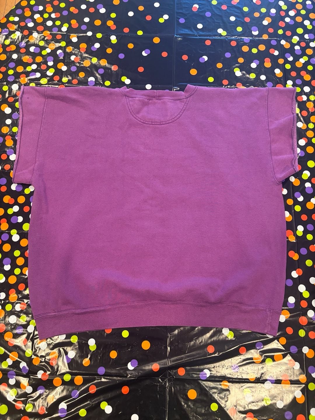 Levi Strauss & Co. Vintage Sweatshirt Size XL Purple Short Sleeve 4