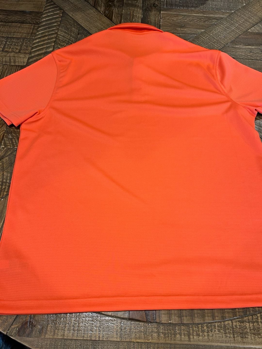 Reebok Polo Shirt 2XL Orange Athletic Golf Tennis Performance Top 7