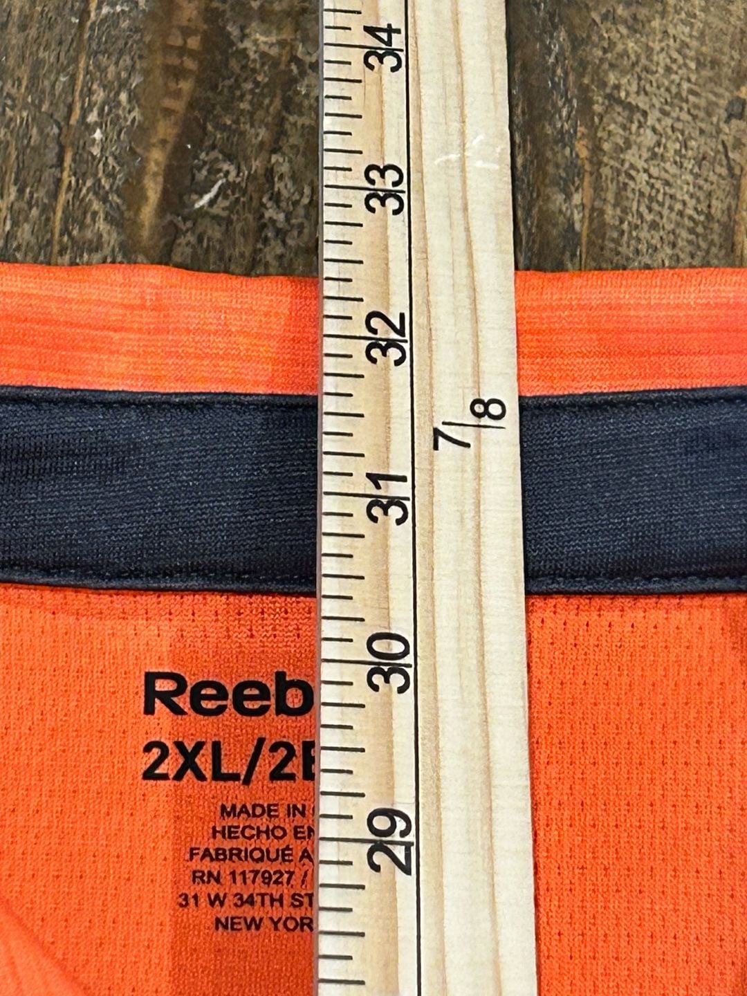 Reebok Polo Shirt 2XL Orange Athletic Golf Tennis Performance Top 8