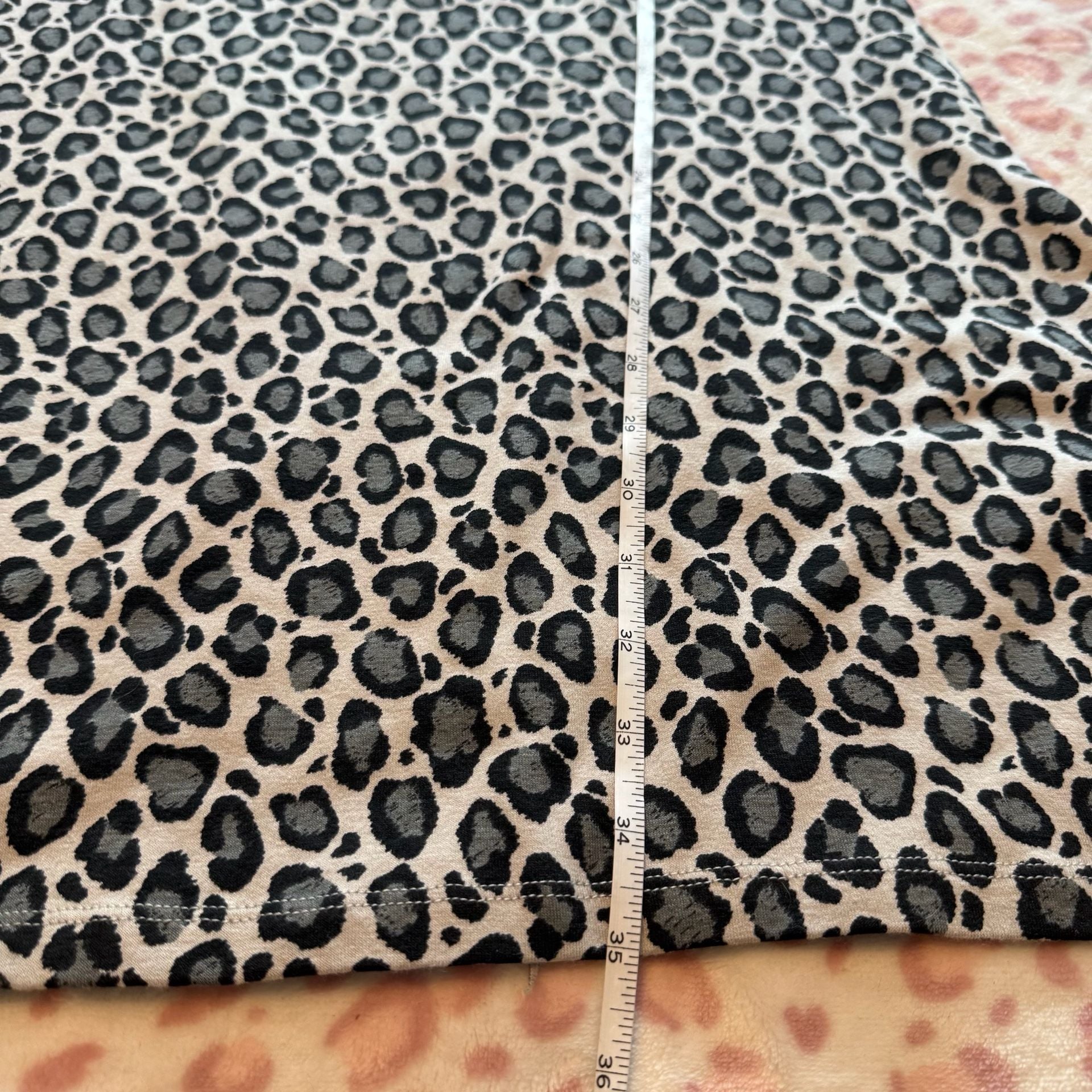 Touched By Nature Dress Size Medium Leopard Print Organic Cotton 5