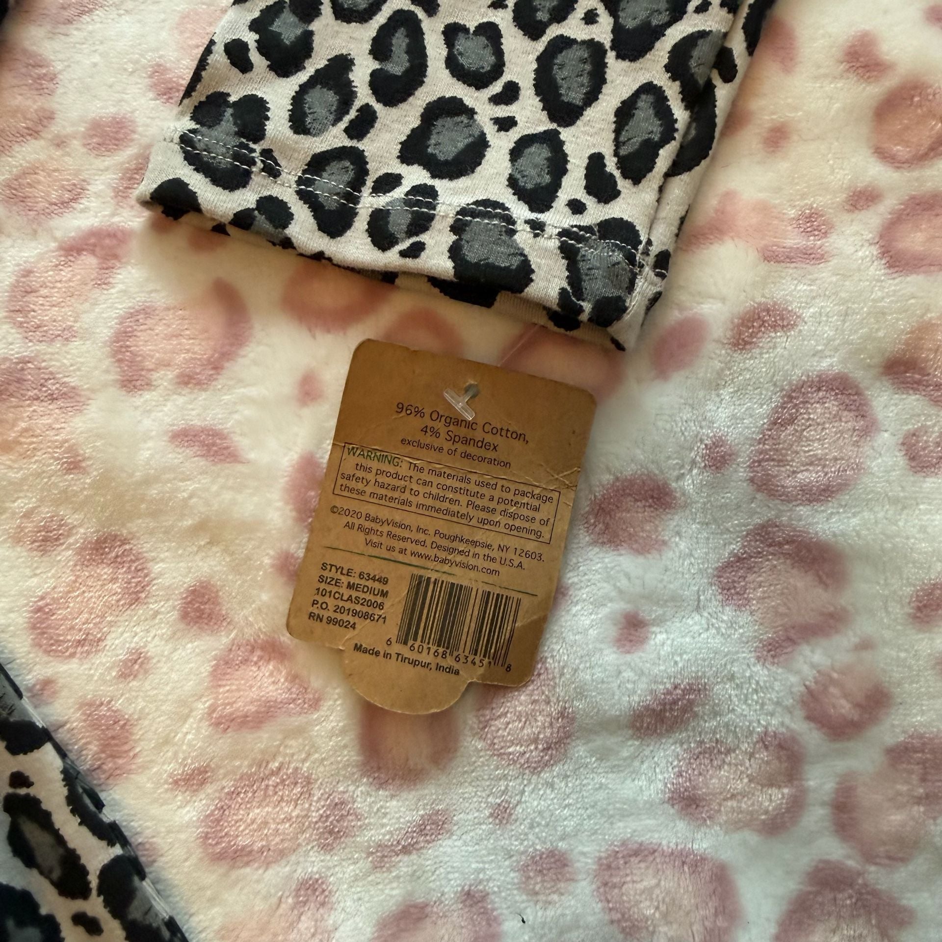 Touched By Nature Dress Size Medium Leopard Print Organic Cotton 7